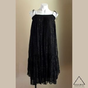 Ulla Johnson Imagine Dress Lurex Metallic Stripe